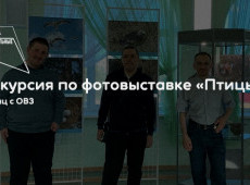 Экскурсия по фотовыставке «Птицы»