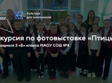 Экскурсия по фотовыставке «Птицы»